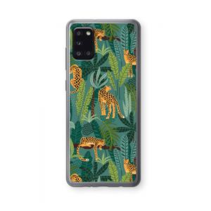 CaseCompany Luipaard 2: Samsung Galaxy A31 Transparant Hoesje