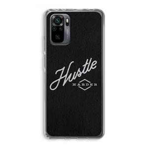 CaseCompany Hustle: Xiaomi Redmi Note 10 Pro Transparant Hoesje