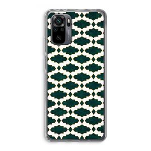 CaseCompany Moroccan tiles: Xiaomi Redmi Note 10 Pro Transparant Hoesje