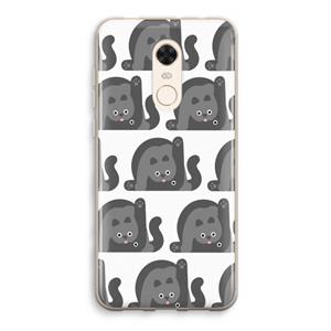 CaseCompany Cats: Xiaomi Redmi 5 Transparant Hoesje