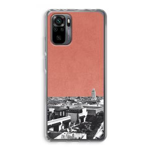 CaseCompany Marrakech Skyline : Xiaomi Redmi Note 10 Pro Transparant Hoesje