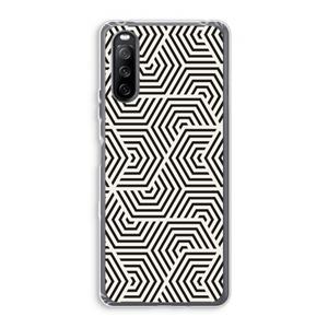 CaseCompany Magic pattern: Sony Xperia 10 III Transparant Hoesje