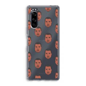 CaseCompany Kanye Call Me℃: Sony Xperia 5 Transparant Hoesje