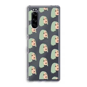 CaseCompany King Kylie: Sony Xperia 5 Transparant Hoesje