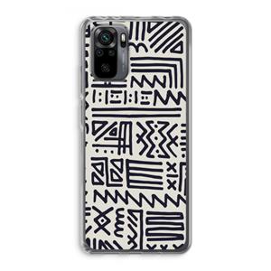 CaseCompany Marrakech print: Xiaomi Redmi Note 10 Pro Transparant Hoesje