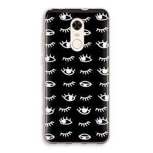 CaseCompany Eye pattern #3: Xiaomi Redmi 5 Transparant Hoesje