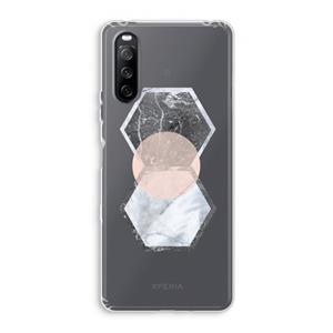 CaseCompany Creatieve toets: Sony Xperia 10 III Transparant Hoesje
