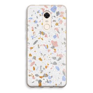 CaseCompany Terrazzo N°8: Xiaomi Redmi 5 Transparant Hoesje