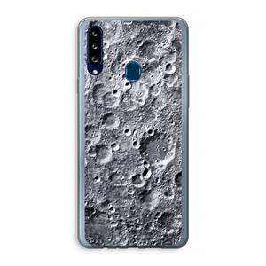 CaseCompany Maanlandschap: Samsung Galaxy A20s Transparant Hoesje