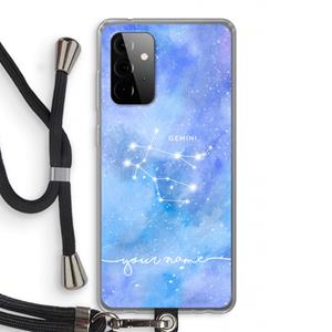 CaseCompany Sterrenbeeld - Licht: Samsung Galaxy A72 5G Transparant Hoesje met koord