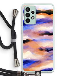 CaseCompany Donkere Wolken: Samsung Galaxy A52s 5G Transparant Hoesje met koord
