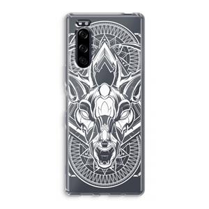 CaseCompany Oh Deer: Sony Xperia 5 Transparant Hoesje