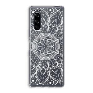 CaseCompany Roses Are Red: Sony Xperia 5 Transparant Hoesje