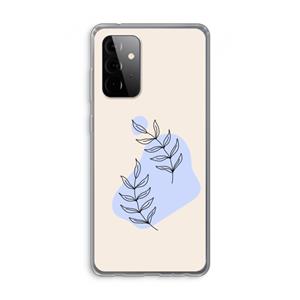 CaseCompany Leaf me if you can: Samsung Galaxy A72 Transparant Hoesje