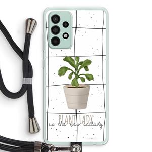 CaseCompany Kamerplant op vensterruit: Samsung Galaxy A52s 5G Transparant Hoesje met koord