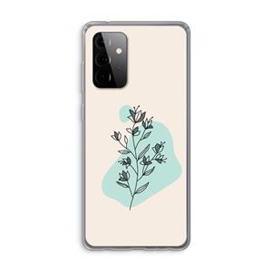 CaseCompany Violets are blue: Samsung Galaxy A72 Transparant Hoesje