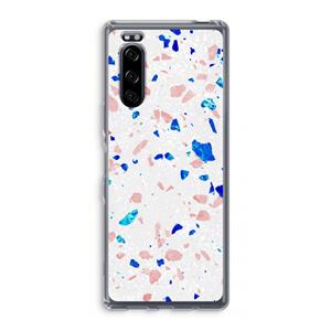 CaseCompany Terrazzo N°6: Sony Xperia 5 Transparant Hoesje