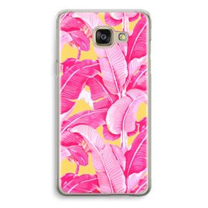 CaseCompany Pink Banana: Samsung Galaxy A5 (2016) Transparant Hoesje