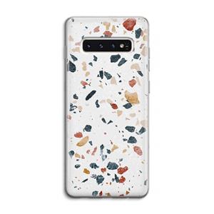 CaseCompany Terrazzo N°4: Samsung Galaxy S10 4G Transparant Hoesje