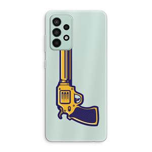 CaseCompany Pew Pew Pew: Samsung Galaxy A52s 5G Transparant Hoesje