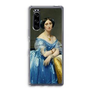 CaseCompany Eleonore: Sony Xperia 5 Transparant Hoesje