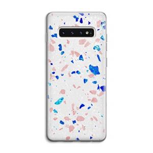 CaseCompany Terrazzo N°6: Samsung Galaxy S10 4G Transparant Hoesje