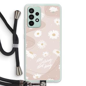 CaseCompany Daydreaming becomes reality: Samsung Galaxy A52s 5G Transparant Hoesje met koord