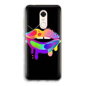CaseCompany Lip Palette: Xiaomi Redmi 5 Transparant Hoesje