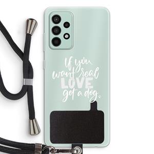 CaseCompany Partner in crime: Samsung Galaxy A52s 5G Transparant Hoesje met koord