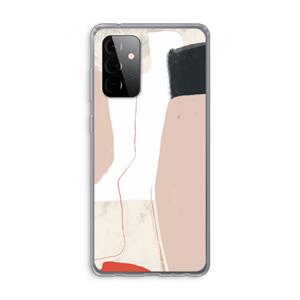 CaseCompany Lava: Samsung Galaxy A72 Transparant Hoesje