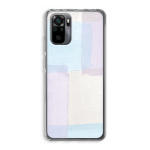 CaseCompany Square pastel: Xiaomi Redmi Note 10 Pro Transparant Hoesje