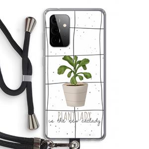 CaseCompany Kamerplant op vensterruit: Samsung Galaxy A72 5G Transparant Hoesje met koord