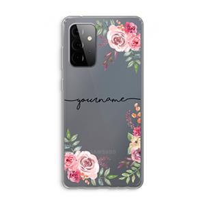 CaseCompany Rozen: Samsung Galaxy A72 Transparant Hoesje