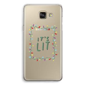 CaseCompany It's Lit: Samsung Galaxy A5 (2016) Transparant Hoesje