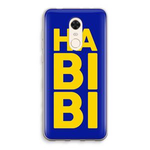 CaseCompany Habibi Blue: Xiaomi Redmi 5 Transparant Hoesje