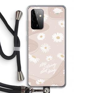 CaseCompany Daydreaming becomes reality: Samsung Galaxy A72 5G Transparant Hoesje met koord