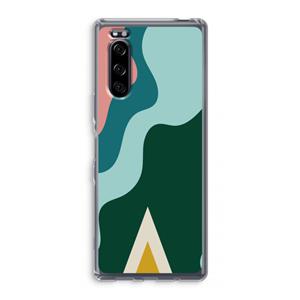 CaseCompany Noor B: Sony Xperia 5 Transparant Hoesje