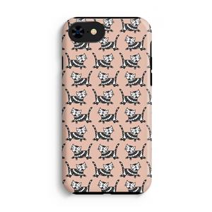 CaseCompany Zwarte poes: iPhone 8 Tough Case