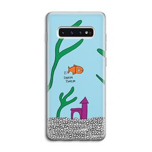 CaseCompany Aquarium: Samsung Galaxy S10 4G Transparant Hoesje