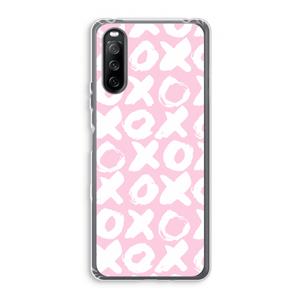 CaseCompany XOXO: Sony Xperia 10 III Transparant Hoesje