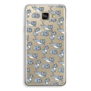CaseCompany Poezen: Samsung Galaxy A5 (2016) Transparant Hoesje