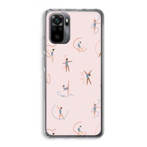 CaseCompany Dancing #3: Xiaomi Redmi Note 10 Pro Transparant Hoesje