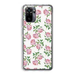 CaseCompany Kleine roosjes: Xiaomi Redmi Note 10 Pro Transparant Hoesje