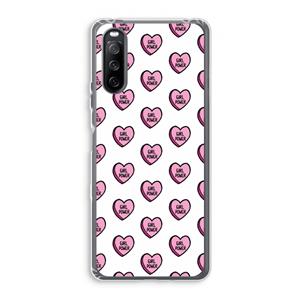 CaseCompany GIRL POWER: Sony Xperia 10 III Transparant Hoesje