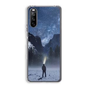 CaseCompany Wanderlust: Sony Xperia 10 III Transparant Hoesje
