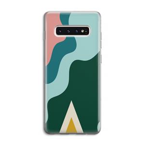 CaseCompany Noor B: Samsung Galaxy S10 4G Transparant Hoesje