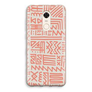 CaseCompany Marrakech Pink: Xiaomi Redmi 5 Transparant Hoesje