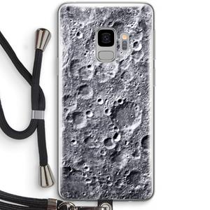 CaseCompany Maanlandschap: Samsung Galaxy S9 Transparant Hoesje met koord
