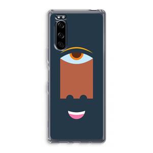 CaseCompany Mono M: Sony Xperia 5 Transparant Hoesje