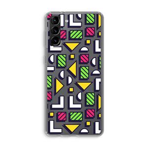 CaseCompany 8-bit N°4: Samsung Galaxy S21 Plus Transparant Hoesje